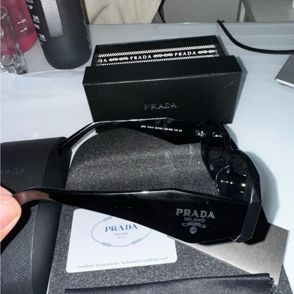 Prada Glossy Black Men's Sunglasses